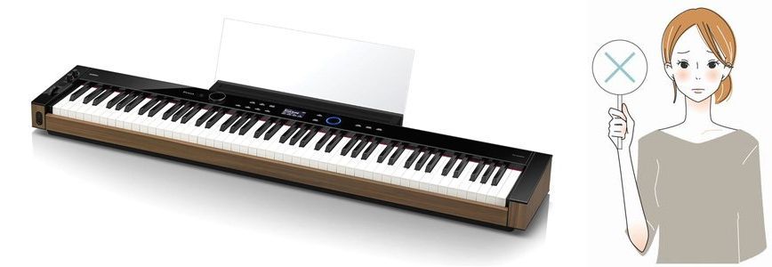 カシオPX-S6000の悪い口コミ・評判