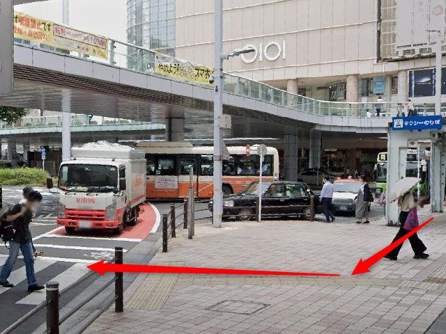 JR北千住駅からナユタス北千住校の行き方