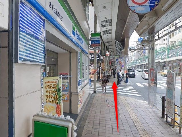 JR北千住駅からナユタス北千住校の行き方